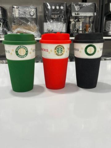 لیوان سرامیکی دور سلیکون